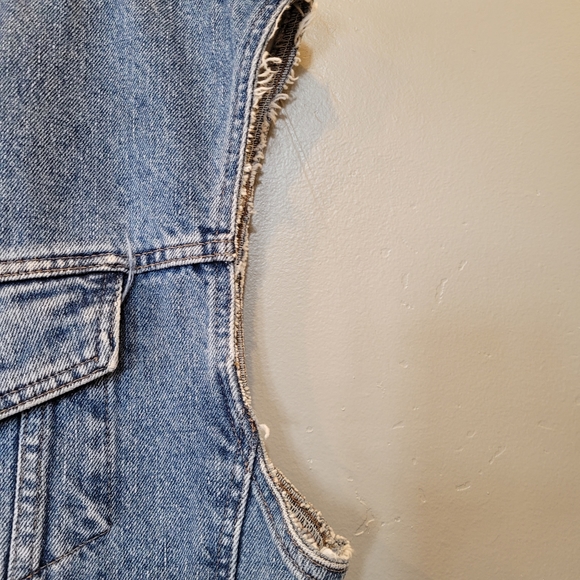 Levi's 90's Vintage Silvertab Jean Denim Vest - Picture 6 of 12